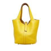 Hermès Vintage Pre-owned Laeder handvskor Yellow, Dam