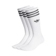 Adidas Höga Crew Socks White, Unisex