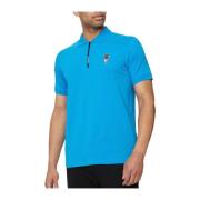 Karl Lagerfeld Turkos Polo Tröja Blue, Herr