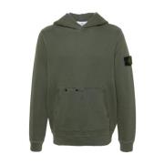 Stone Island Hoodies Felpa V0159 Stilfull Kollektion Green, Herr