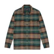 Lyle & Scott Check Flannel Overshirt Multicolor, Herr