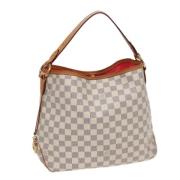 Louis Vuitton Vintage Pre-owned Canvas louis-vuitton-vskor White, Dam