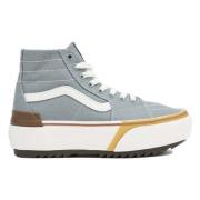 Vans SK8-Hi Tapered Stacked Stövlar Gray, Dam