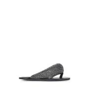 The Attico Svarta Strass Sandaler Black, Dam