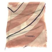 Chanel Vintage Pre-owned Canvas sjalar Brown, Dam