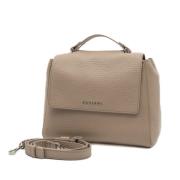 Orciani Mjuk Cameo Handväska Aw24 Beige, Dam