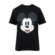 Aniye By Mickeys t-shirt med nitar Black, Dam