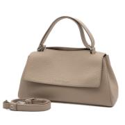 Orciani Mjuk Cameo Handväska Aw24 Beige, Dam