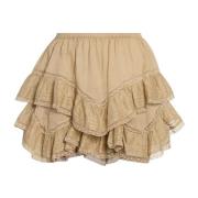 Isabel Marant Étoile Snygga Gisele Shorts för Kvinnor Beige, Dam