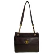 Chanel Vintage Pre-owned Laeder chanel-vskor Brown, Dam