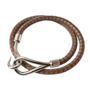 Hermès Vintage Pre-owned Laeder armband Brown, Dam