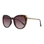 Guess Brun Cat Eye Solglasögon Brown, Dam