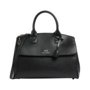 Armani Exchange Svart Shopper Väska Black, Dam