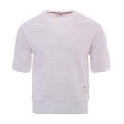 Thom Browne Rosa Bomull T-shirt Ss22 Pink, Herr