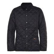 Barbour Quiltad Svart Jacka med Knappstängning Black, Herr