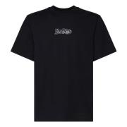 Burberry Graffiti Logo Bomull T-shirt Kol Black, Herr