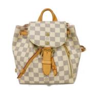 Louis Vuitton Vintage Pre-owned Tyg axelremsvskor White, Dam