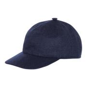 Kiton Pinhead Ull Baseballkeps Blue, Herr