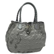 Dior Vintage Pre-owned Nylon handvskor Gray, Dam