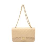 Chanel Vintage Pre-owned Laeder chanel-vskor Beige, Dam