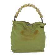 Dior Vintage Pre-owned Nylon handvskor Green, Dam