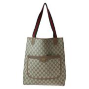 Gucci Vintage Pre-owned Canvas gucci-vskor Beige, Dam