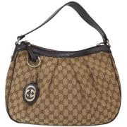 Gucci Vintage Pre-owned Canvas gucci-vskor Brown, Dam