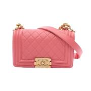 Chanel Vintage Pre-owned Laeder chanel-vskor Pink, Dam