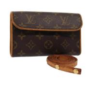 Louis Vuitton Vintage Pre-owned Canvas crossbodyvskor Brown, Dam