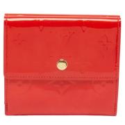 Louis Vuitton Vintage Pre-owned Laeder plnbcker Red, Dam