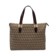 Fendi Vintage Pre-owned Laeder fendi-vskor Beige, Dam