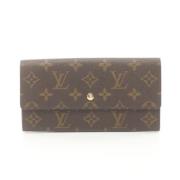 Louis Vuitton Vintage Pre-owned Laeder plnbcker Brown, Dam