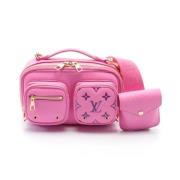 Louis Vuitton Vintage Pre-owned Laeder louis-vuitton-vskor Pink, Dam