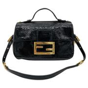 Fendi Vintage Pre-owned Silke handvskor Black, Dam