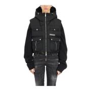 Dsquared2 Vadderad Multipocket Väst Black, Dam