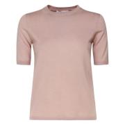 Max Mara Silkeblandning Rosa Tröja Italien Tillverkad Pink, Dam