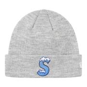 Supreme Begränsad upplaga Beanie S Logo Heather Grey Gray, Unisex