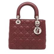 Dior Vintage Pre-owned Laeder dior-vskor Red, Dam