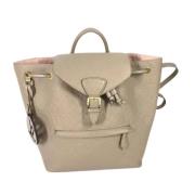 Louis Vuitton Vintage Pre-owned Tyg axelremsvskor Beige, Dam