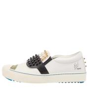 Fendi Vintage Pre-owned Laeder sneakers White, Dam