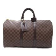 Louis Vuitton Vintage Pre-owned Tyg handvskor Brown, Dam