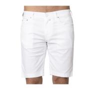 Jacob Cohën Vita Bermuda Shorts White, Herr