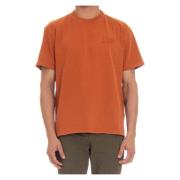 Autry Bomull T-shirts och Polos Brown, Herr