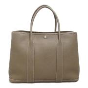 Hermès Vintage Pre-owned Laeder handvskor Beige, Dam