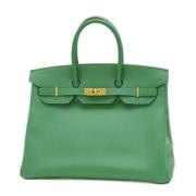 Hermès Vintage Pre-owned Laeder handvskor Green, Dam