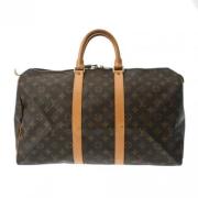 Louis Vuitton Vintage Pre-owned Canvas handvskor Brown, Dam