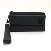 Louis Vuitton Vintage Pre-owned Laeder plnbcker Black, Herr