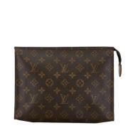 Louis Vuitton Vintage Pre-owned Canvas kuvertvskor Brown, Dam