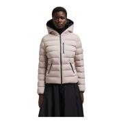 Moncler Vison Herb Dunjacka Beige, Dam