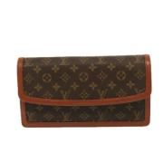 Louis Vuitton Vintage Pre-owned Canvas kuvertvskor Brown, Dam